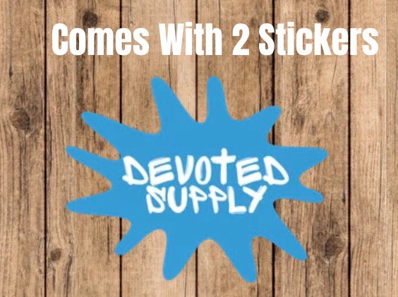Devoted Supply Stickers (Pack Of 2)