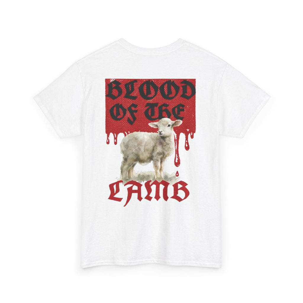 Blood of the Lamb (White-Red) Tee