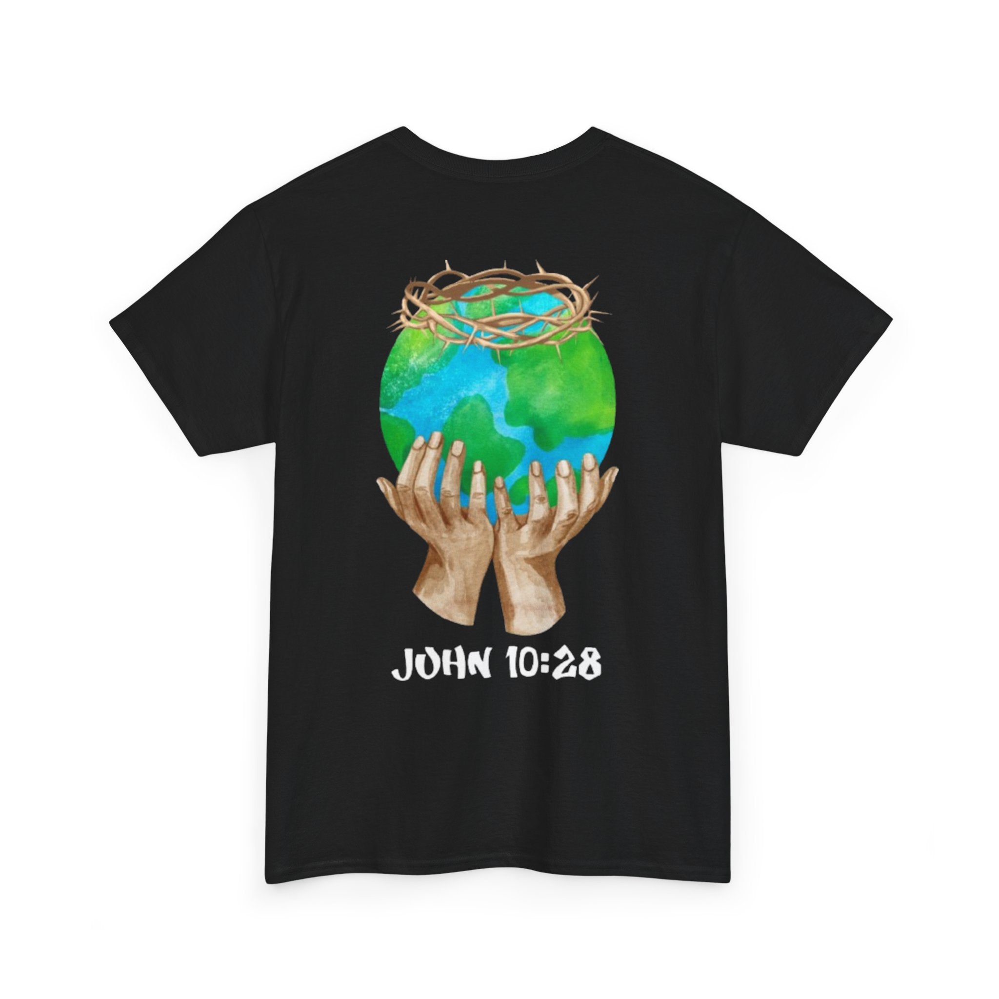 Saved the World (Black-Blue) Tee