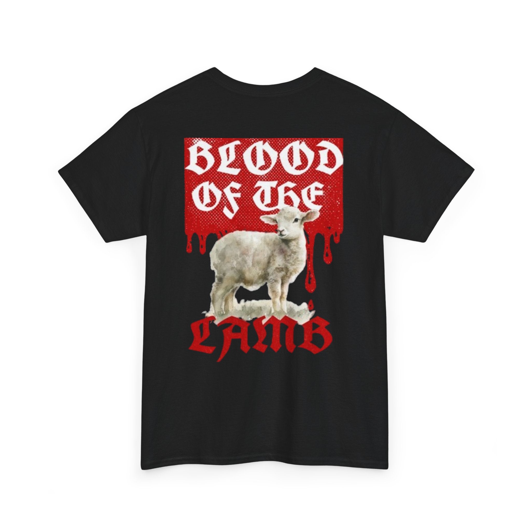 Blood of the Lamb (Black-Red) Tee
