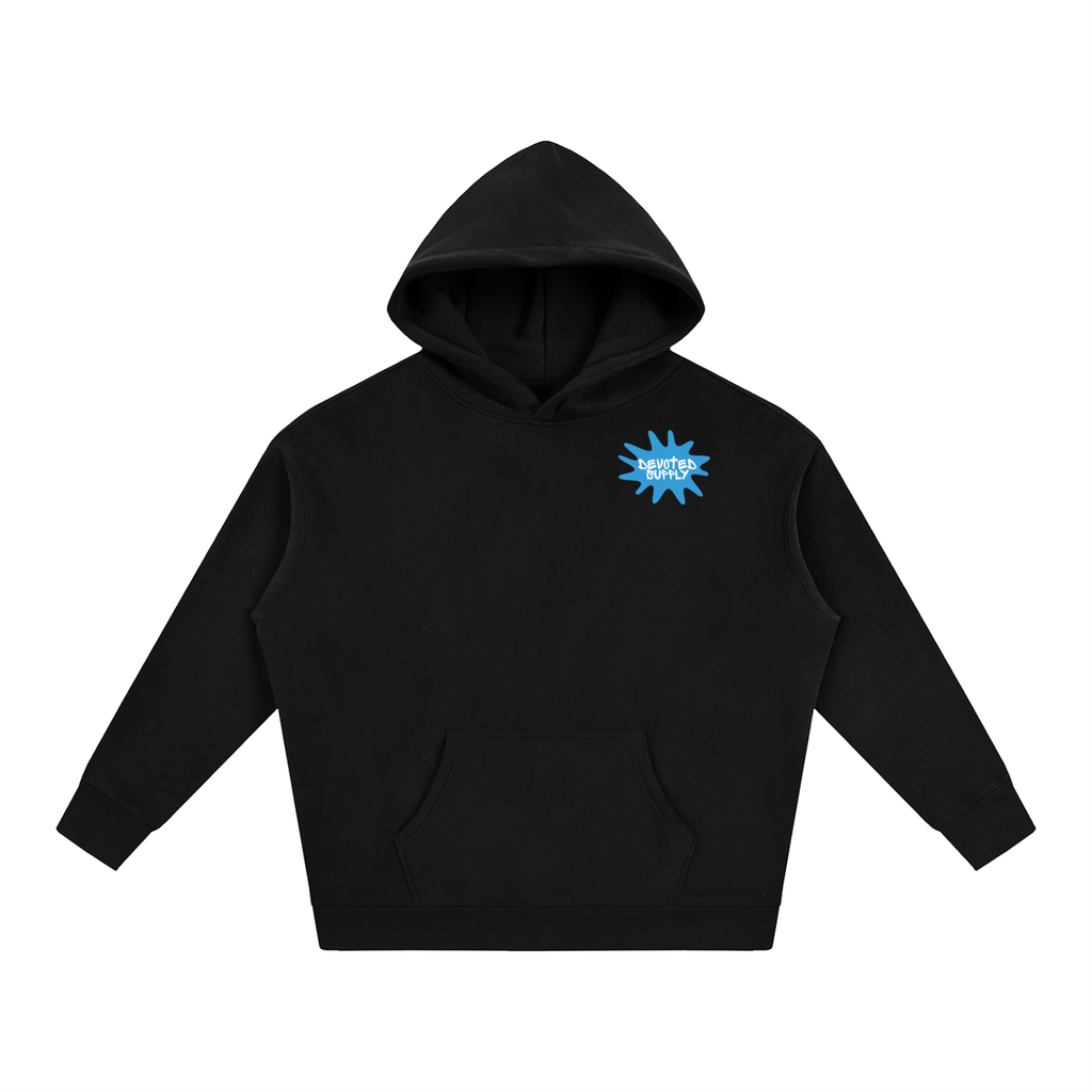 Child of God Oversized Hoodie (Black and Blue)