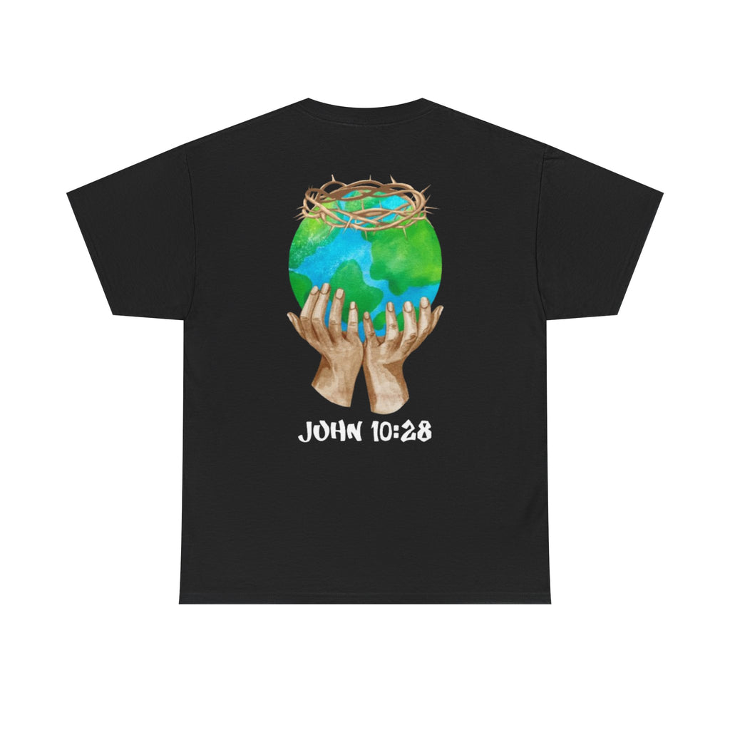 Saved the World (Black-Blue) Tee