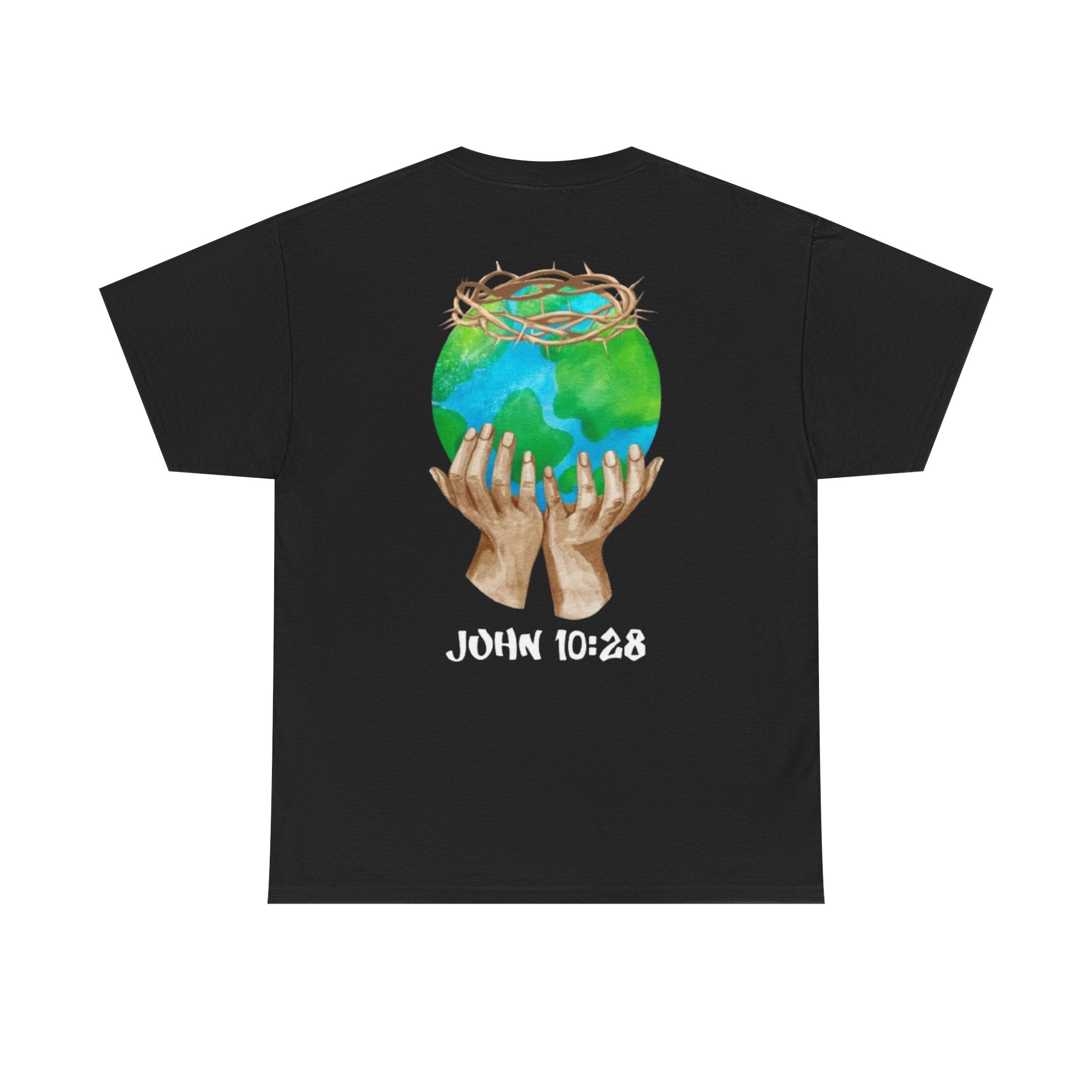 Saved the World (Black-Blue) Tee